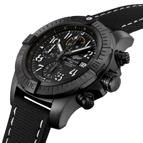 breitling chrono avenger titanium bracelet|breitling avenger 45 night mission.